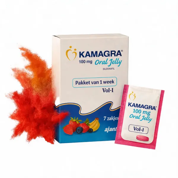 Kamagra Oral Jelly 100mg – żel sildenafil w smakowych saszetkach
